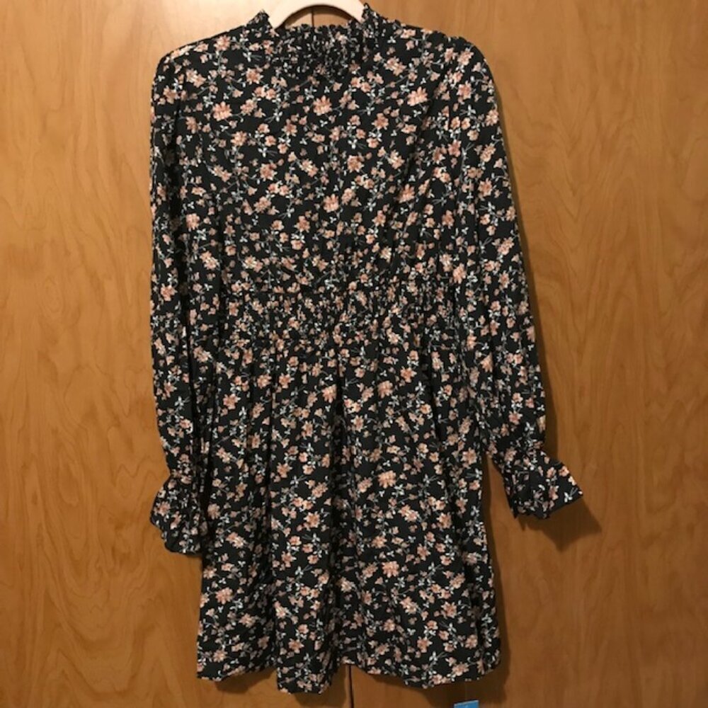 NWT Cupshe Women's Dancing Queen Ditsy Floral Print A-Line Mini Dress Size Large - Picture 4 of 10